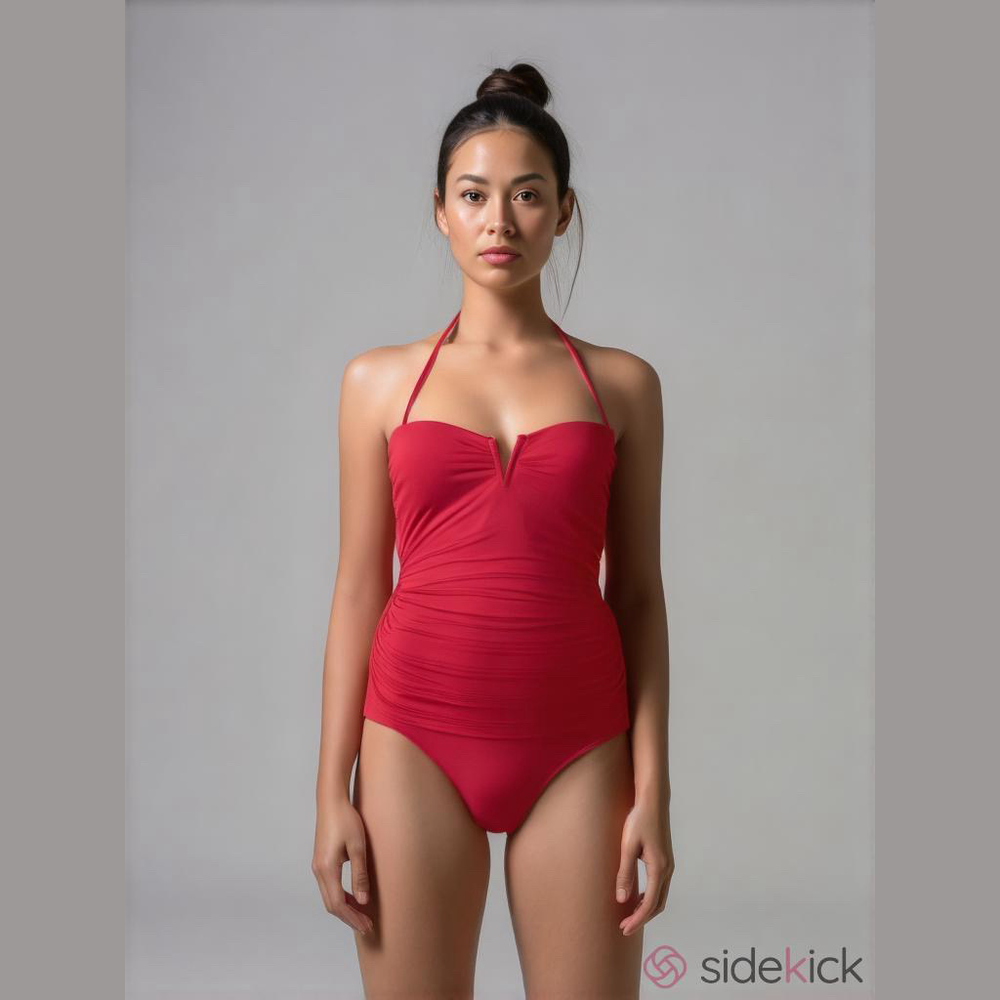 Tommy Bahama Coral Coast Pearl Ruched Tummy Control One-Piece Swimsuit SKU0938